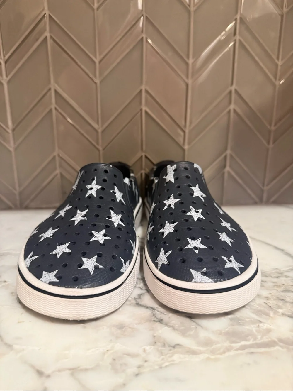 $15 ADD ON native navy blue water shoes stars 1 crocs adidas nike